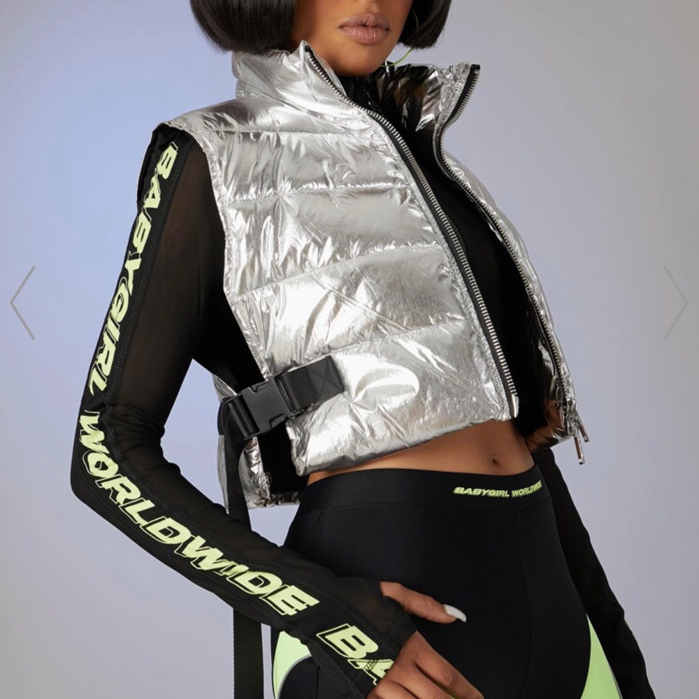 Ski lift baddie puffer vest from dollskill